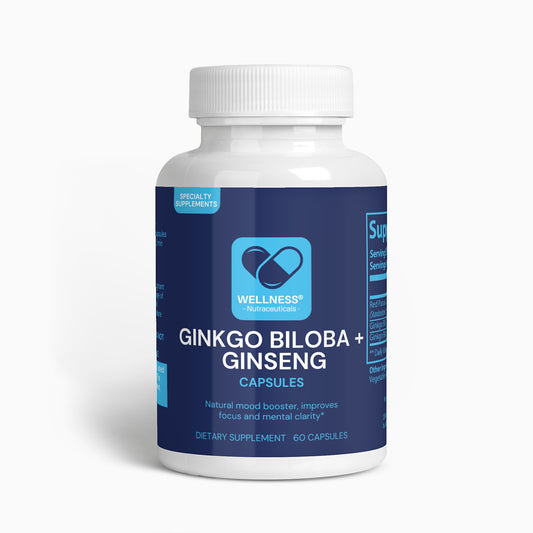 WellnessNutraceuticals® Ginkgo Biloba + Ginseng