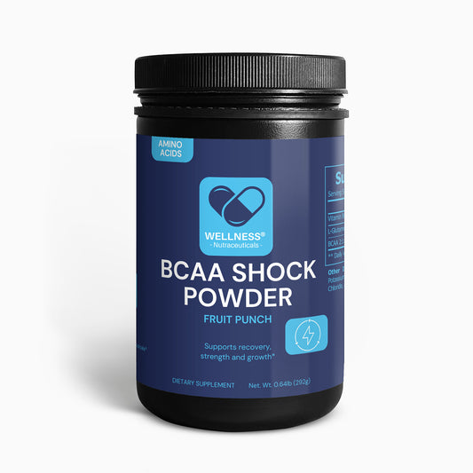 WellnessNutraceuticals® BCAA Shock Powder (Fruit Punch)